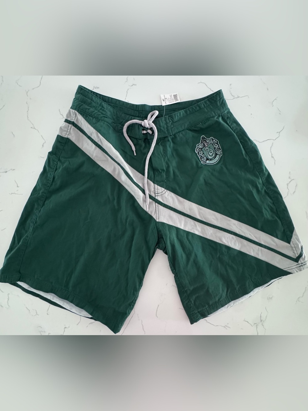 Universal Studios Harry Potter Slytherin Board Shorts XXL Green NWT Swim